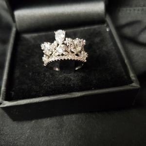 sterling silver crown ring